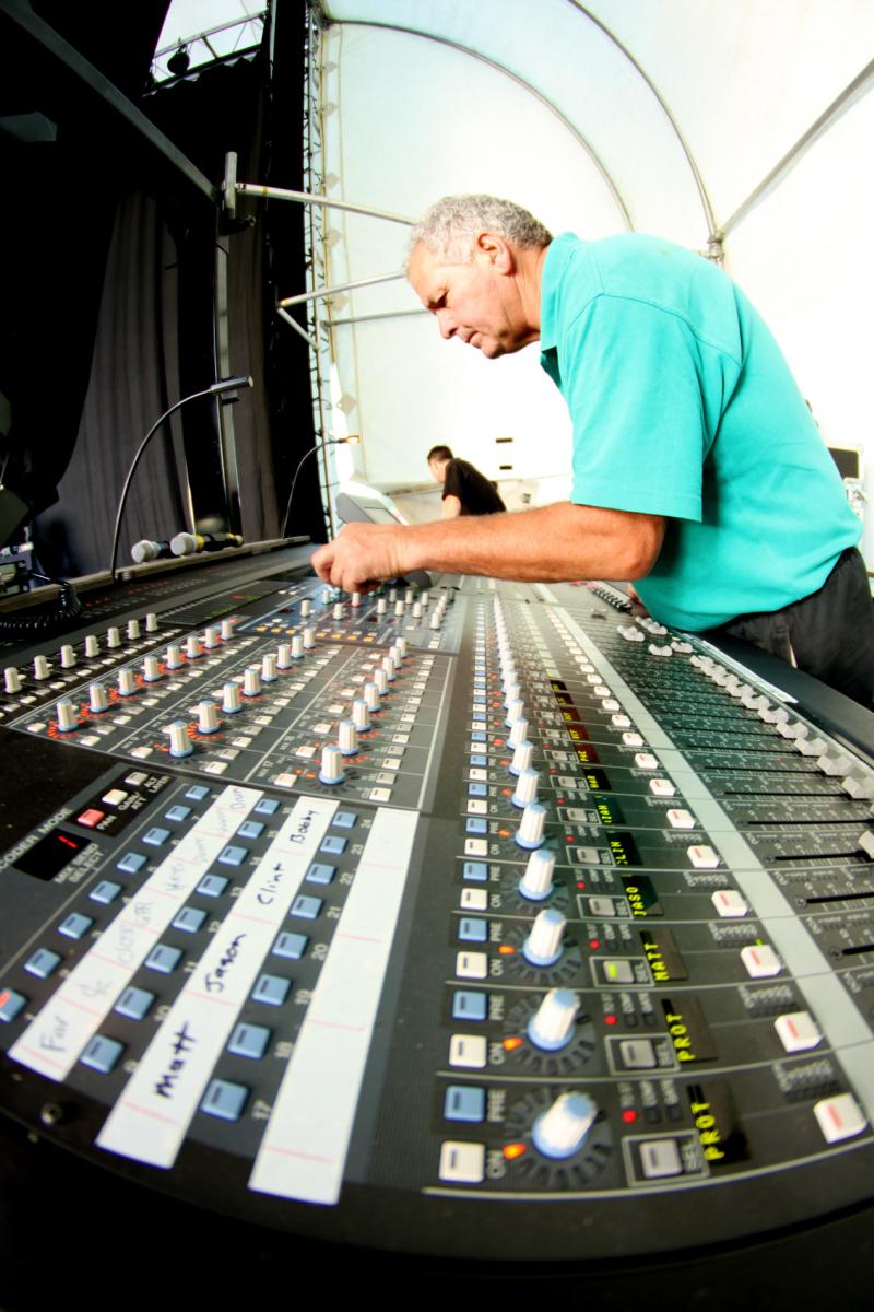 Sound Desk - More FM Summer Vineyard Tour - Feb 2013