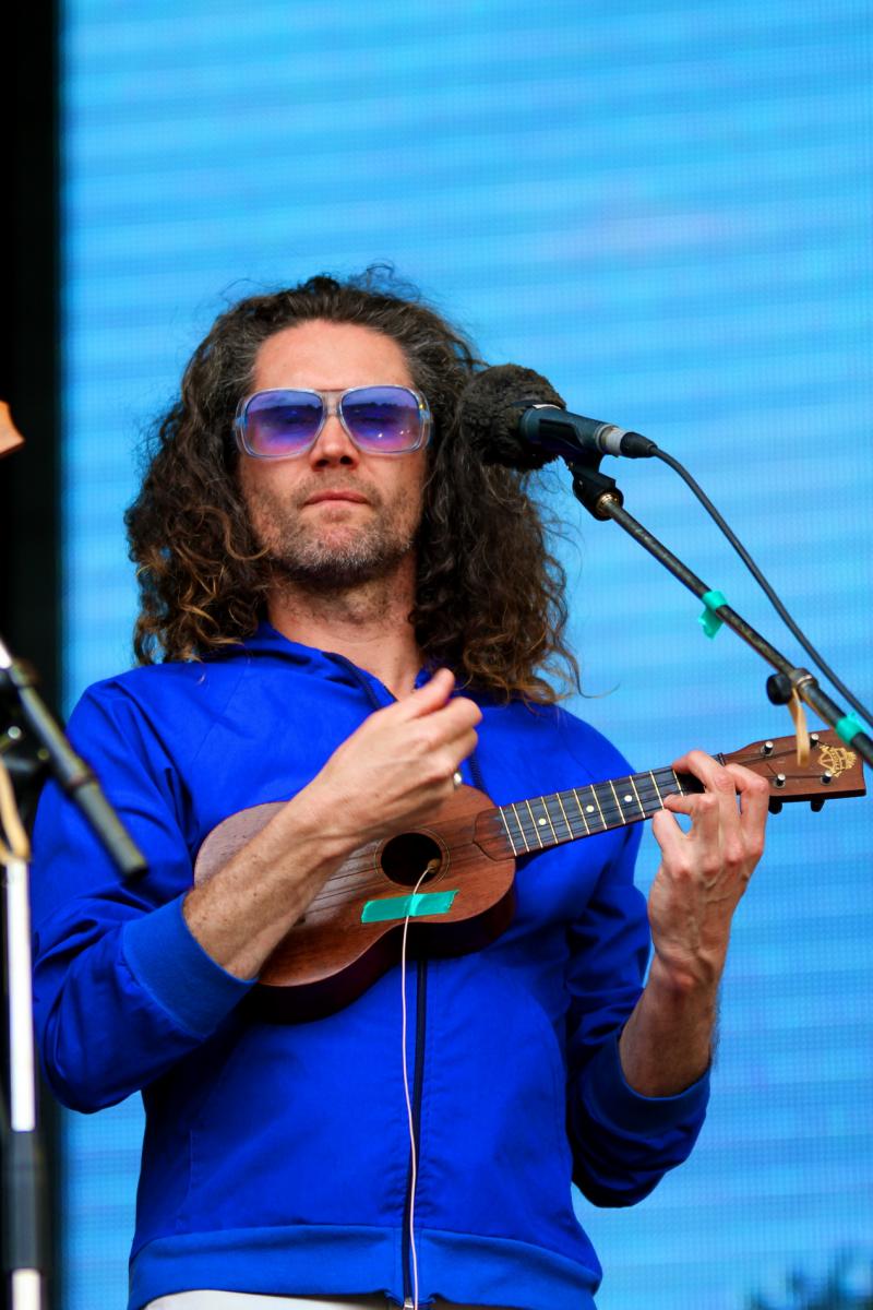 Nigel Collins - Wgtn Uke Orchestra - A Day On  The Green, Villa Maria - Dec 2012