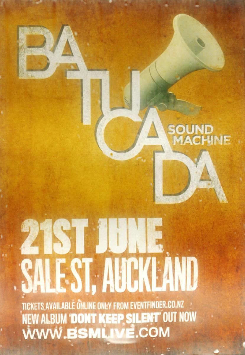 Poster - Batucada Sound Machine - Sale Street - Jun 2012